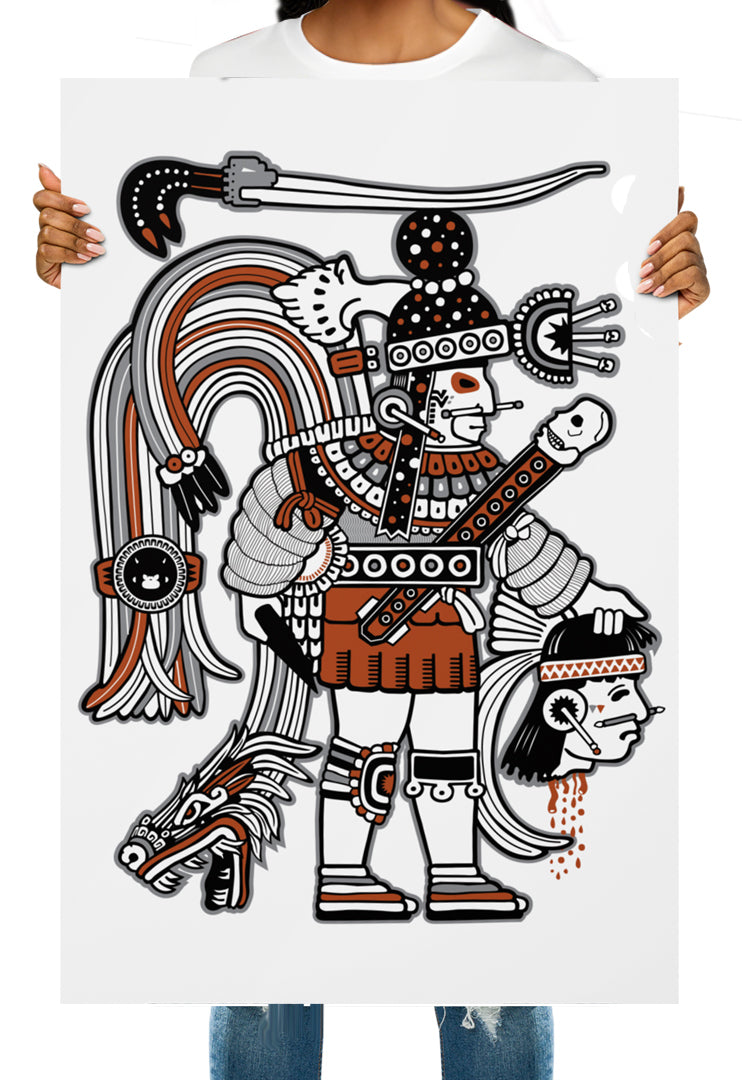MAYAN WARRIOR • Poster | 20 x 30 in