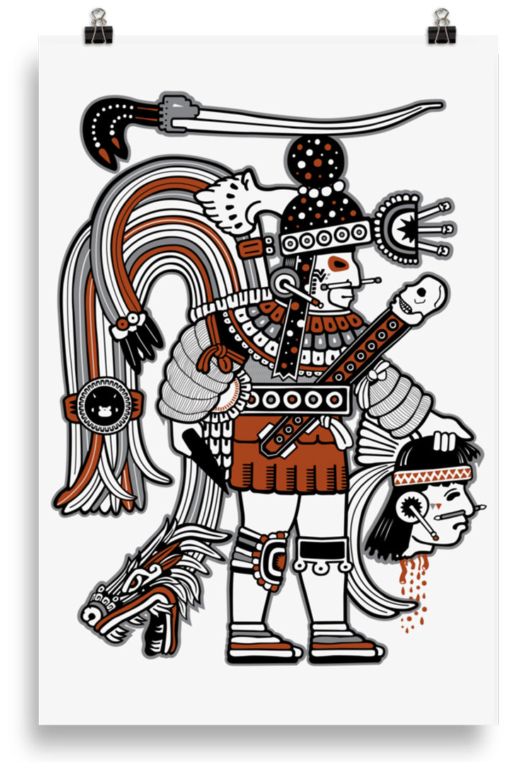 MAYAN WARRIOR • Poster | 20 x 30 in