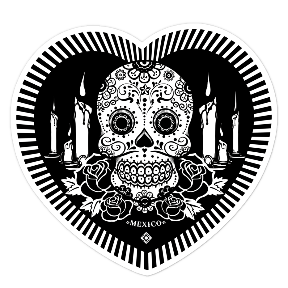 SKULL HEART • Sticker